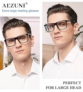 Amazon.com: AEZUNI Extra Large Reading Glasses 1.25